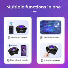 Northern Lights: Star Light Projector w/Bluetooth