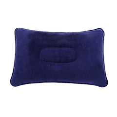 Velvet Inflatable Travel Pillow for Camping and Naps
