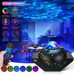 Northern Lights: Star Light Projector w/Bluetooth